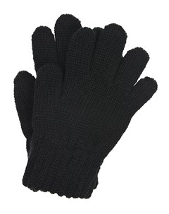 Черные перчатки из шерсти Maximo