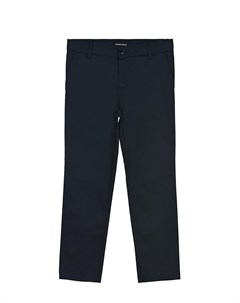 Темно синие классические брюки Emporio armani