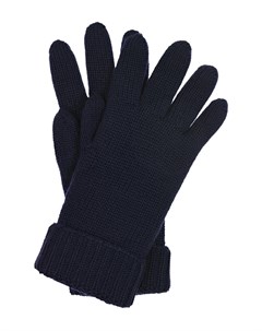 Темно синие перчатки из шерсти Il trenino