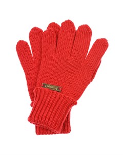 Красные перчатки из шерсти Il trenino
