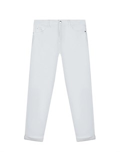 Белые джинсы прямого кроя Emporio armani