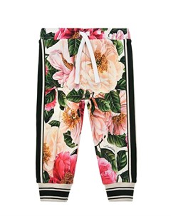 Спортивные брюки с цветочным принтом Dolce&gabbana