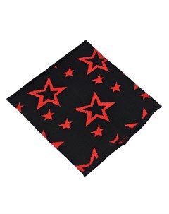 Черный шарф ворот с красными звездами детский Catya