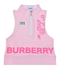 Розовый спортивный топ Burberry