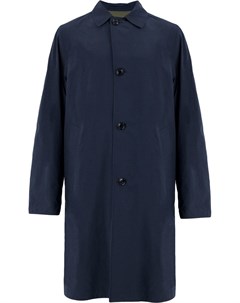 Moncler однобортный тренч 3 синий Moncler