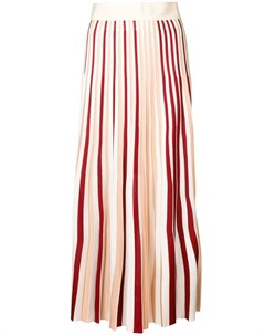 Moncler плиссированная юбка в стиле колор блок нейтральные цвета Moncler