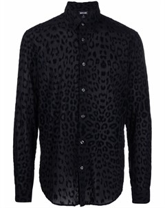 Рубашка с леопардовым принтом Just cavalli