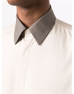 Рубашка с контрастным воротником Fendi