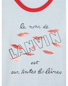 Топ с логотипом Lanvin enfant