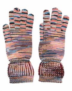 Шерстяные перчатки в полоску Missoni