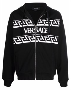 Худи на молнии с логотипом Versace