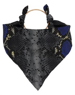 Платок со змеиным принтом Versace