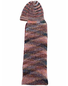 Полосатый шарф крупной вязки Missoni