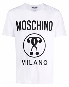 Футболка с логотипом Moschino