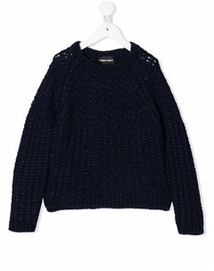 Джемпер с круглым вырезом Emporio armani kids