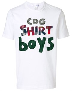 Comme des garcons shirt boys футболка с аппликацией логотипа Comme des garçons shirt boys