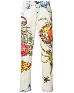 Gucci джинсы с цветочным принтом Gucci
