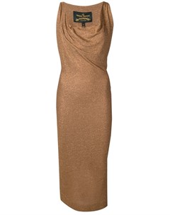Vivienne westwood anglomania приталенное платье anglomania из ткани ламе Vivienne westwood anglomania