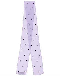 Undercover шарф с вышивкой один размер фиолетовый Undercover