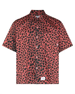 Рубашка с короткими рукавами и леопардовым принтом (w)taps