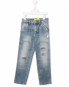 Прямые джинсы Carpenter средней посадки Off-white kids