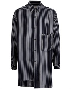 Полосатая рубашка асимметричного кроя Yohji yamamoto