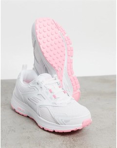 Бело розовые кроссовки Go Run Consistent Skechers