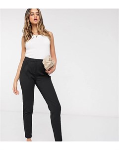 Черные строгие брюки с эластичным поясом Y.a.s tall