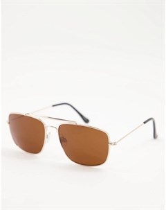 Солнцезащитные очки авиаторы из коллекции в стиле 70 х Madein Madein.