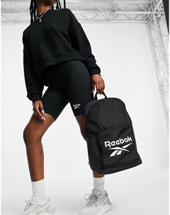 Черный рюкзак с крупным логотипом Reebok