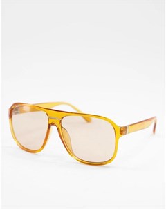 Солнцезащитные очки в стиле 70 х в оправе с декоративной отделкой Madein Madein.