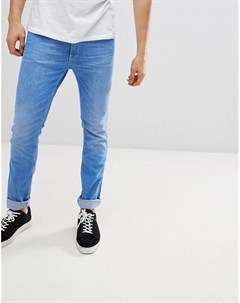 Выбеленные эластичные зауженные джинсы Hugo