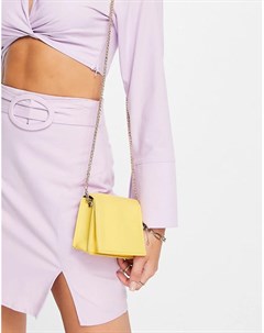 Маленькая желтая сумка через плечо квадратной формы Truffle collection