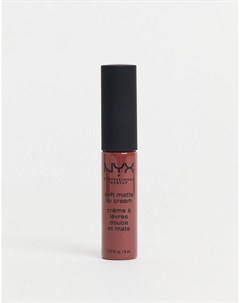 Мягкий матовый крем для губ Rome Nyx professional makeup