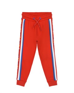 Красные спортивные брюки с разноцветными лампасами Marc jacobs (the)