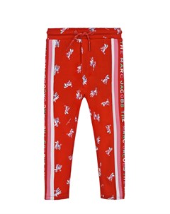 Красные спортивные брюки с принтом Marc jacobs (the)