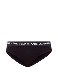 Трусики из лиоцелла Tencel с контрастным логотипом Karl lagerfeld