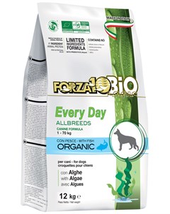 Dog Bio Every Day All Breeds для взрослых собак всех пород с рыбой и водорослями 1 5 кг Forza10