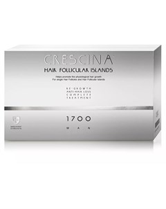 Комплекс для мужчин Follicular Islands 1700 лосьон для стимуляции роста волос 10 лосьон против выпад Crescina