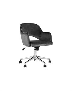 Кресло компьютерное кларк серый 56x85x62 см Stool group