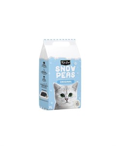 Snow Peas наполнитель для туалета кошки биоразлагаемый на основе горохового шрота оригинал 7 л Kit cat