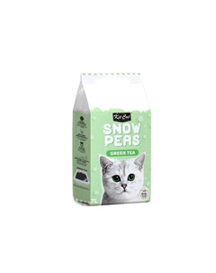 Snow Peas наполнитель для туалета кошки биоразлагаемый на основе горохового шрота с ароматом зеленог Kit cat