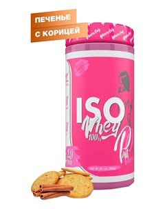 ISO WHEY 100 изолят сывороточного протеина вкус Печенье с корицей 300 г Pinkpower