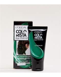 Временная краска для темных волос цвета Green L Oreal Paris Colorista Hair Makeup L oréal pa