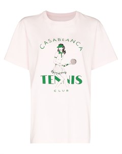 Футболка с принтом Tennis Casablanca