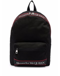 Рюкзак в полоску с логотипом Alexander mcqueen