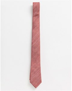 Узкий галстук рыжего цвета Wedding Asos design