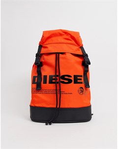 Оранжевый рюкзак с логотипом Diesel