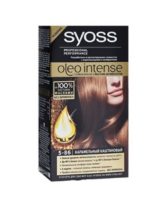 Oleo Intense Краска для волос 5 86 Карамельный каштановый 50мл Syoss