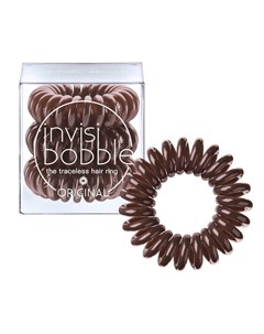 Резинка браслет для волос ORIGINAL Pretzel Brown коричневый Invisibobble